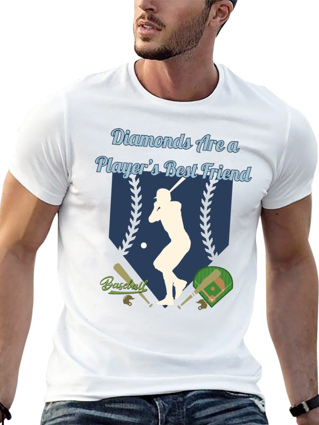 Diamonds Are a Players Best Friend Baseball T-Shirt