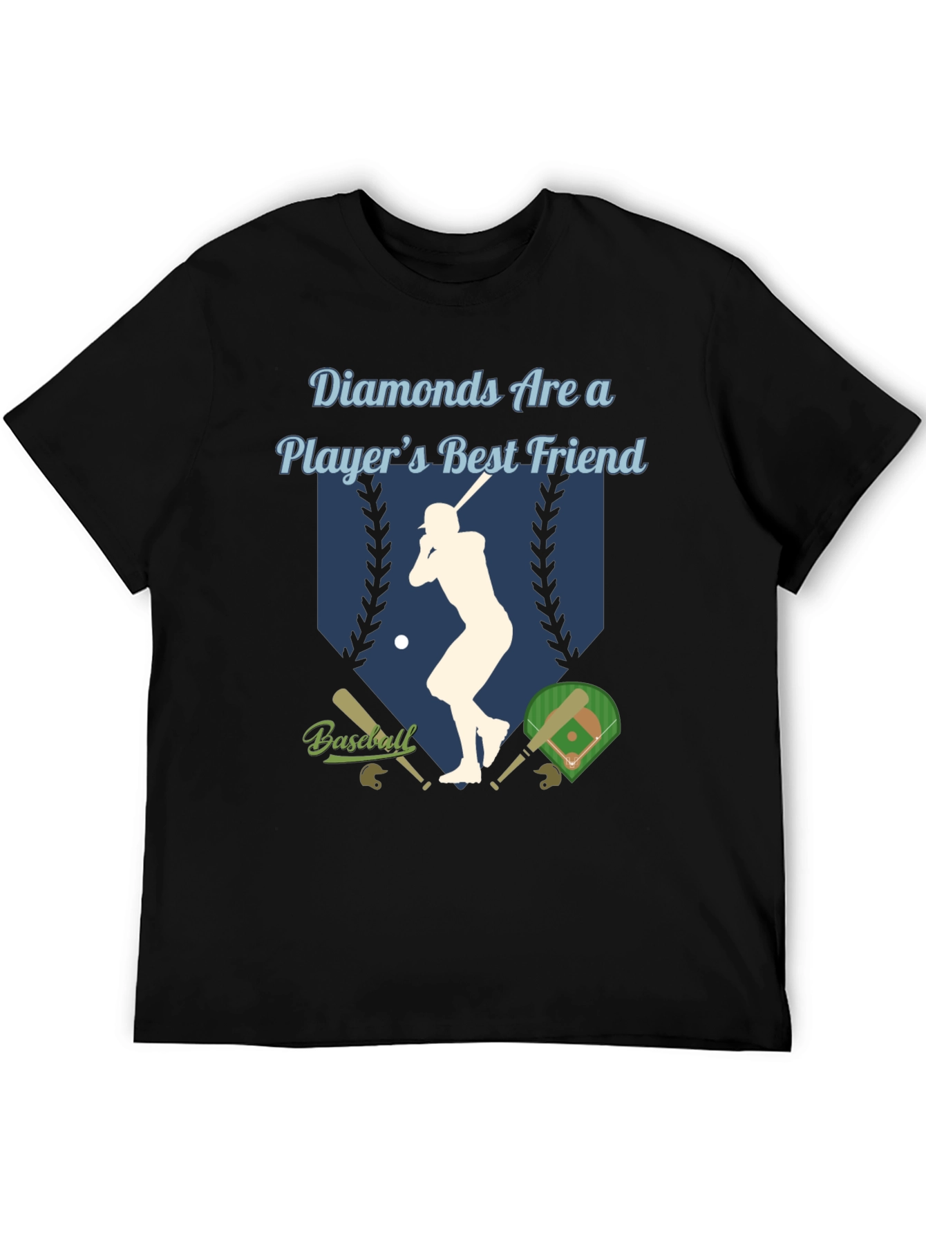 Diamonds Are a Players Best Friend Baseball T-Shirt