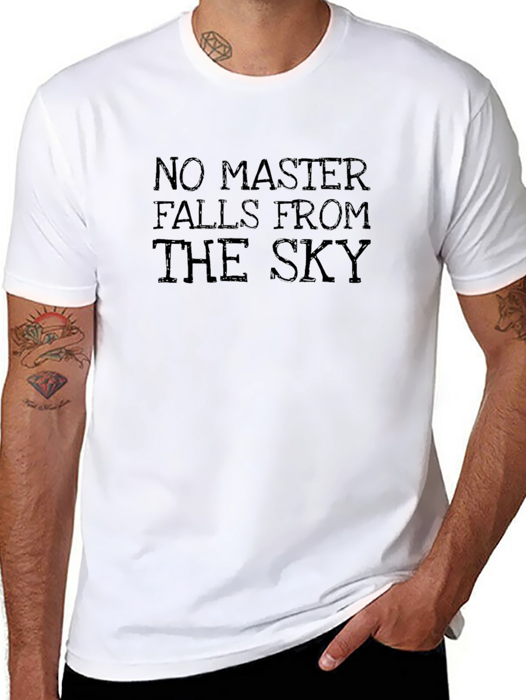 No Master Falls From The Sky Graphic Tee