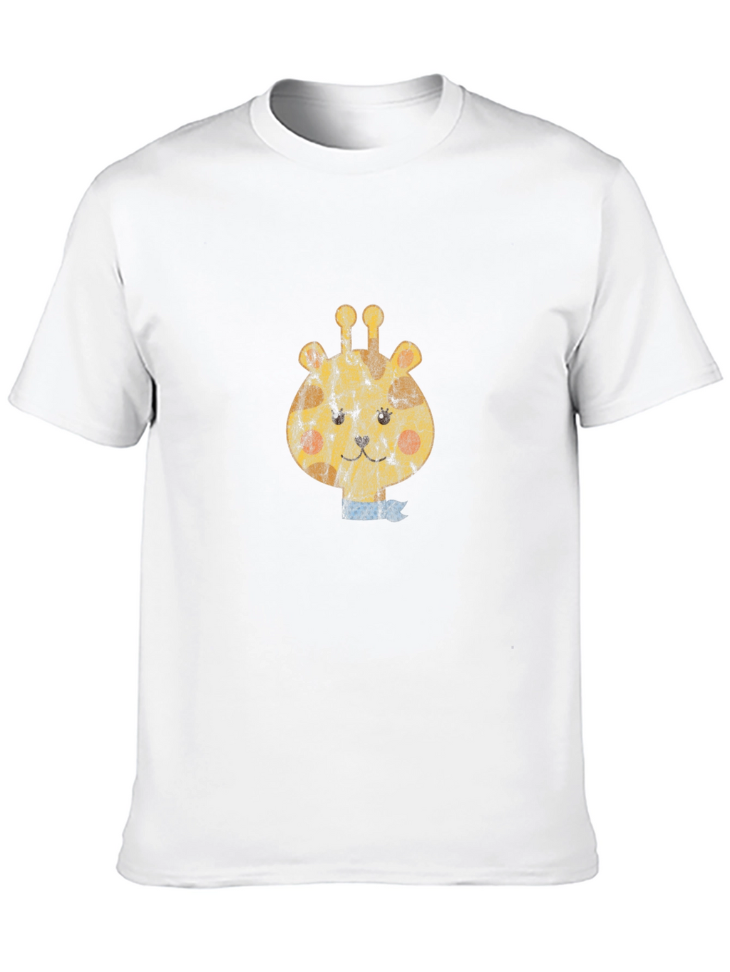 Giraffe Graphic Tee - Black Cotton Comfort