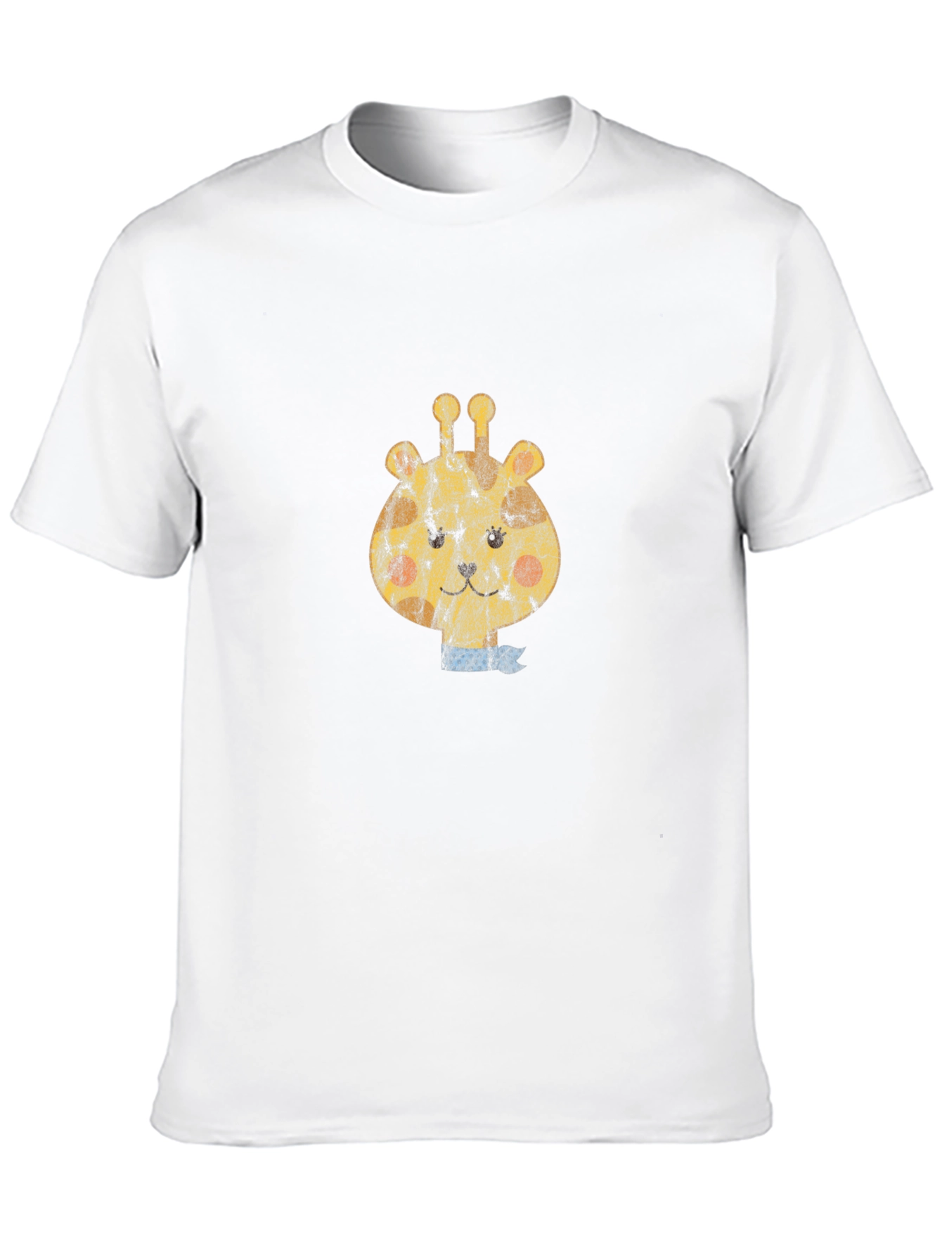 Giraffe Graphic Tee - Black Cotton Comfort