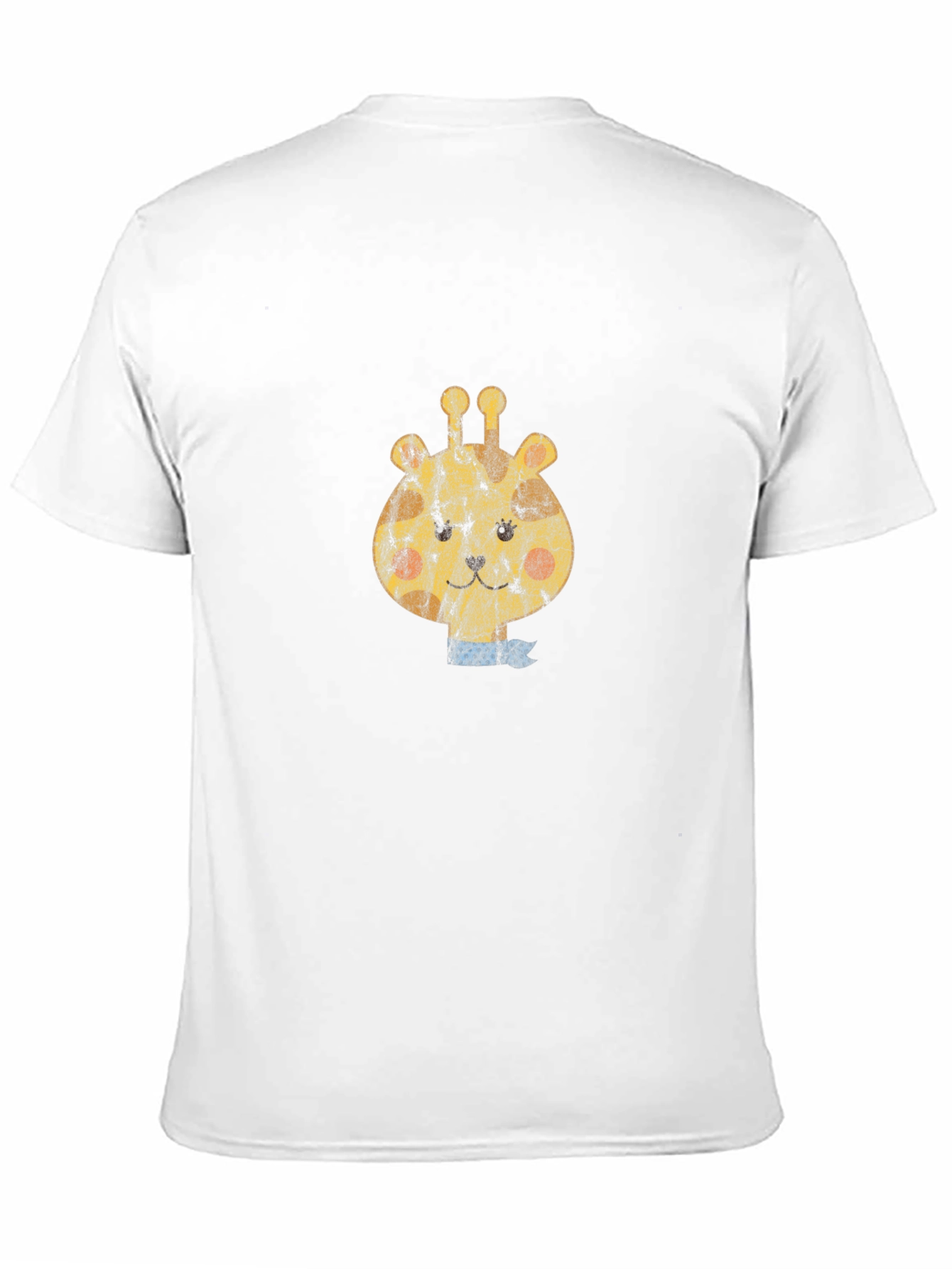 Giraffe Graphic Tee - Black Cotton Comfort