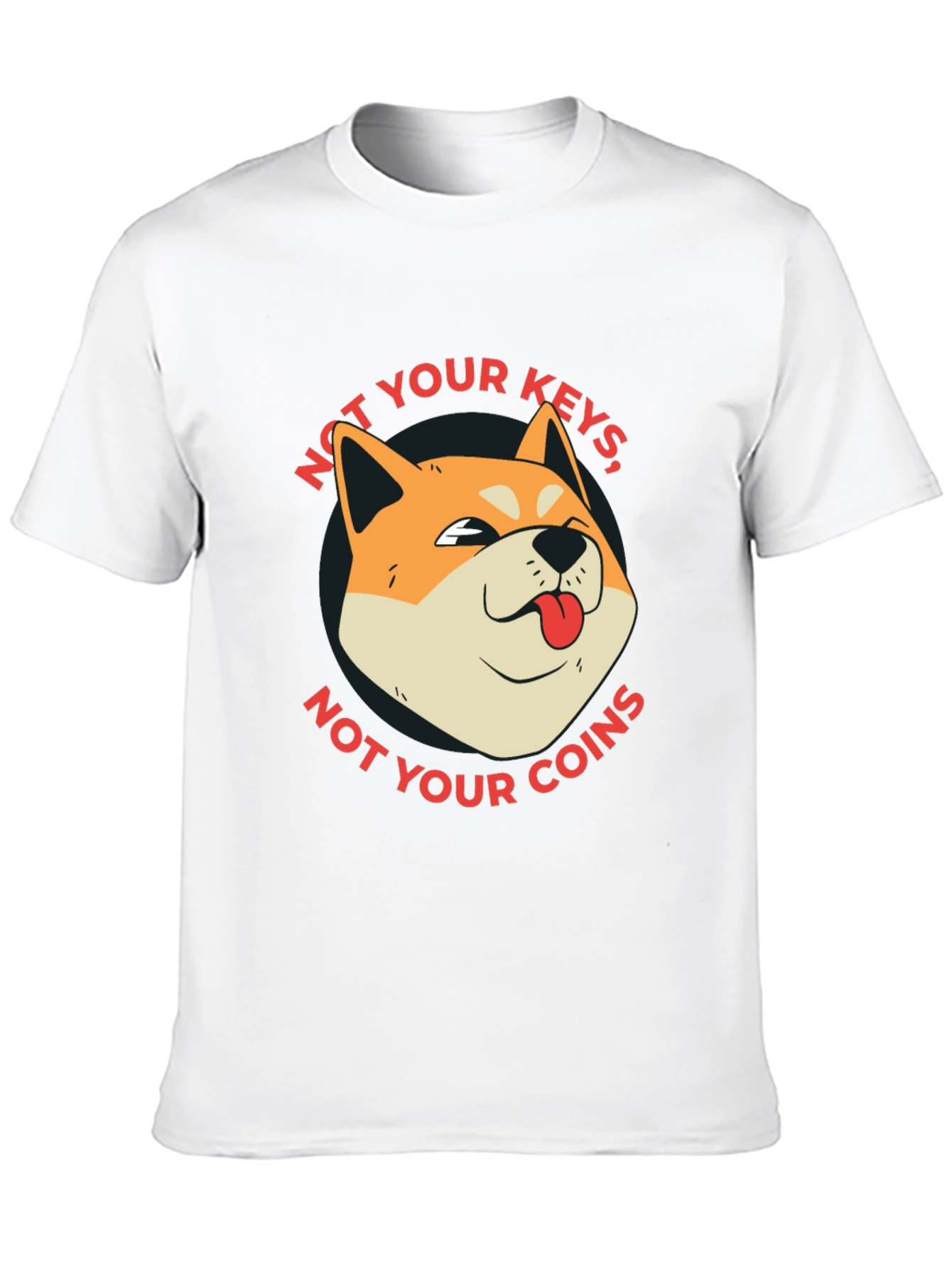 Not Your Keys Not Your Coins Crypto T-Shirt