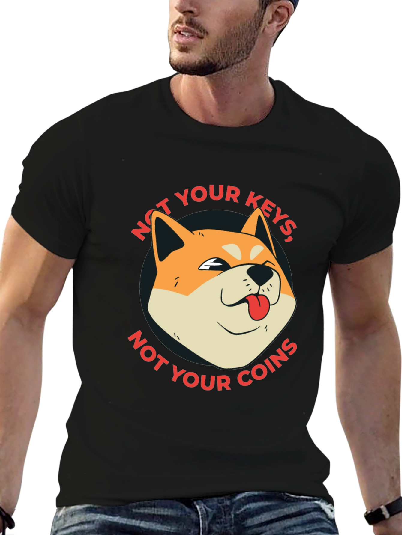 Not Your Keys Not Your Coins Crypto T-Shirt