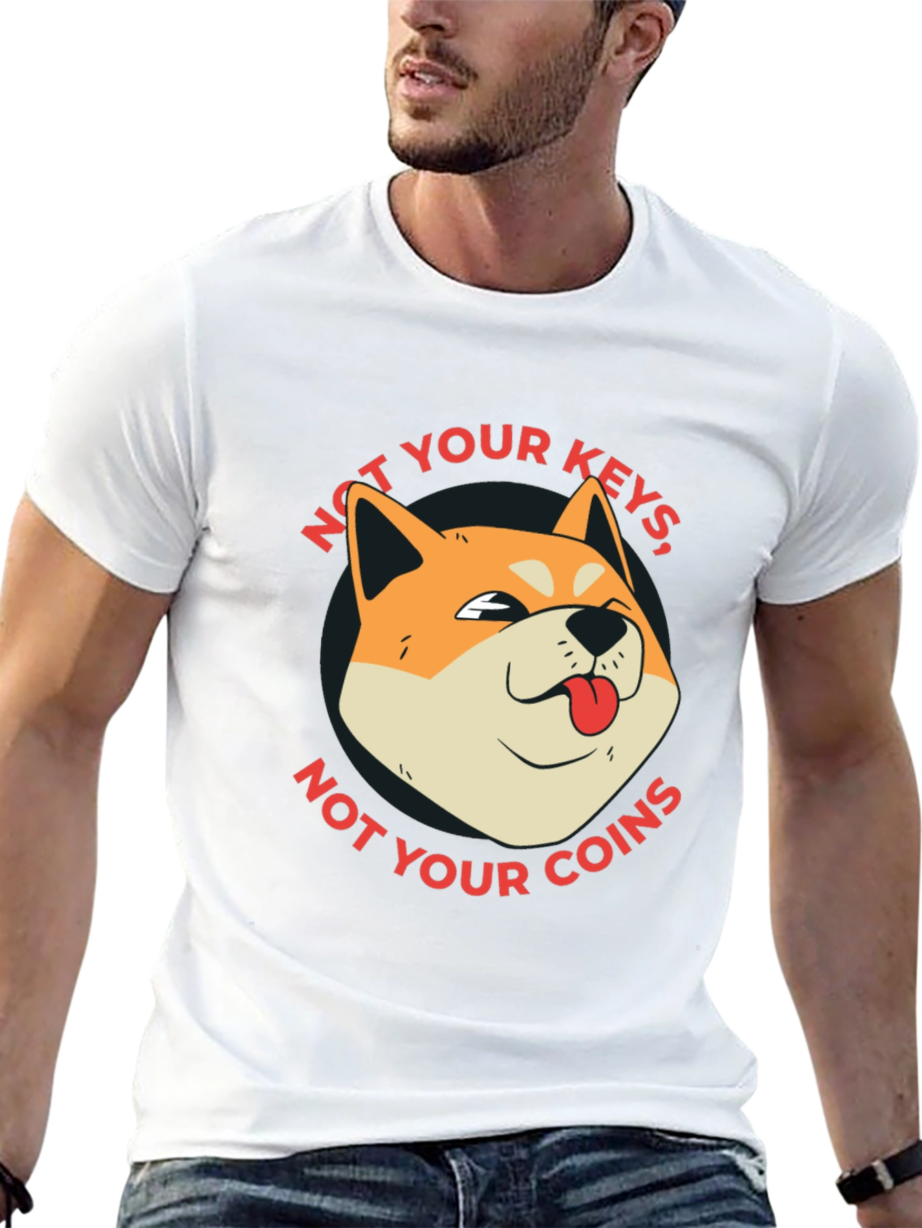 Not Your Keys Not Your Coins Crypto T-Shirt