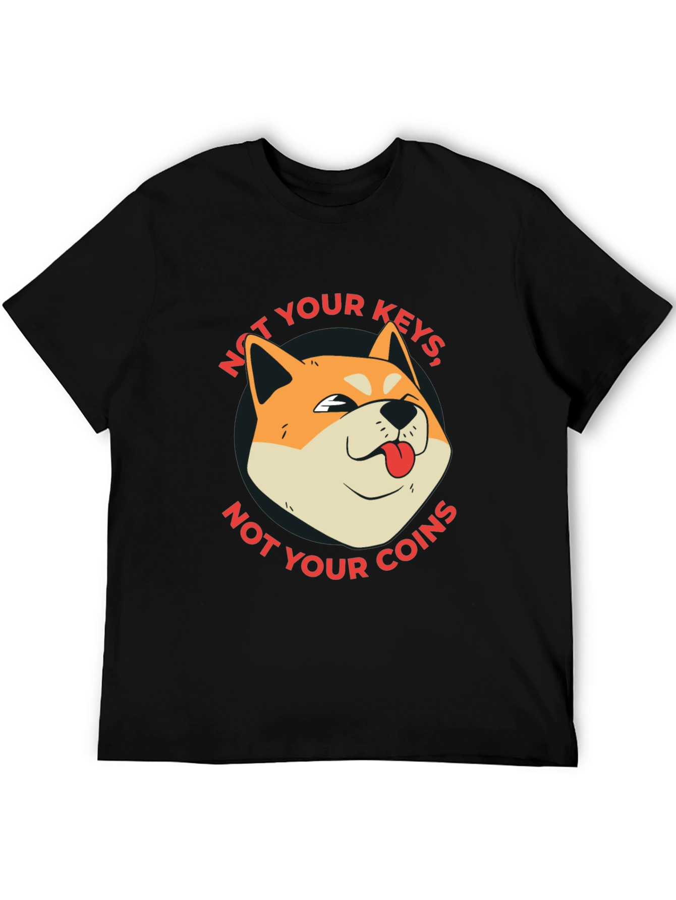 Not Your Keys Not Your Coins Crypto T-Shirt