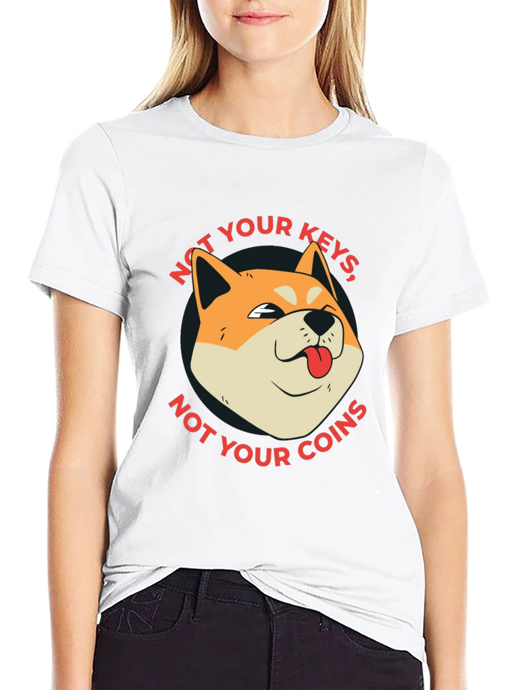 Not Your Keys Not Your Coins Crypto T-Shirt