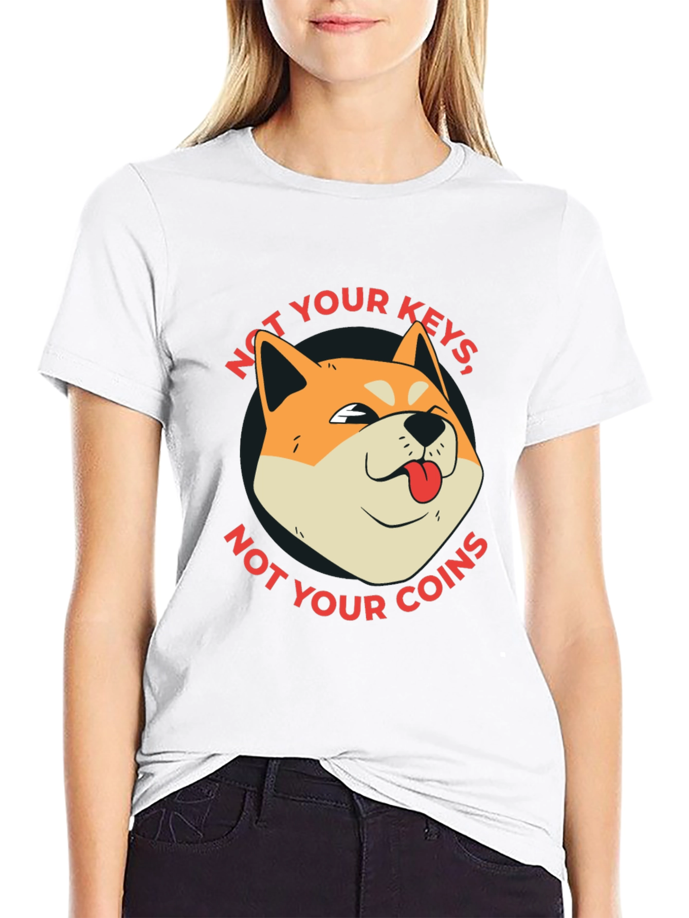 Not Your Keys Not Your Coins Crypto T-Shirt