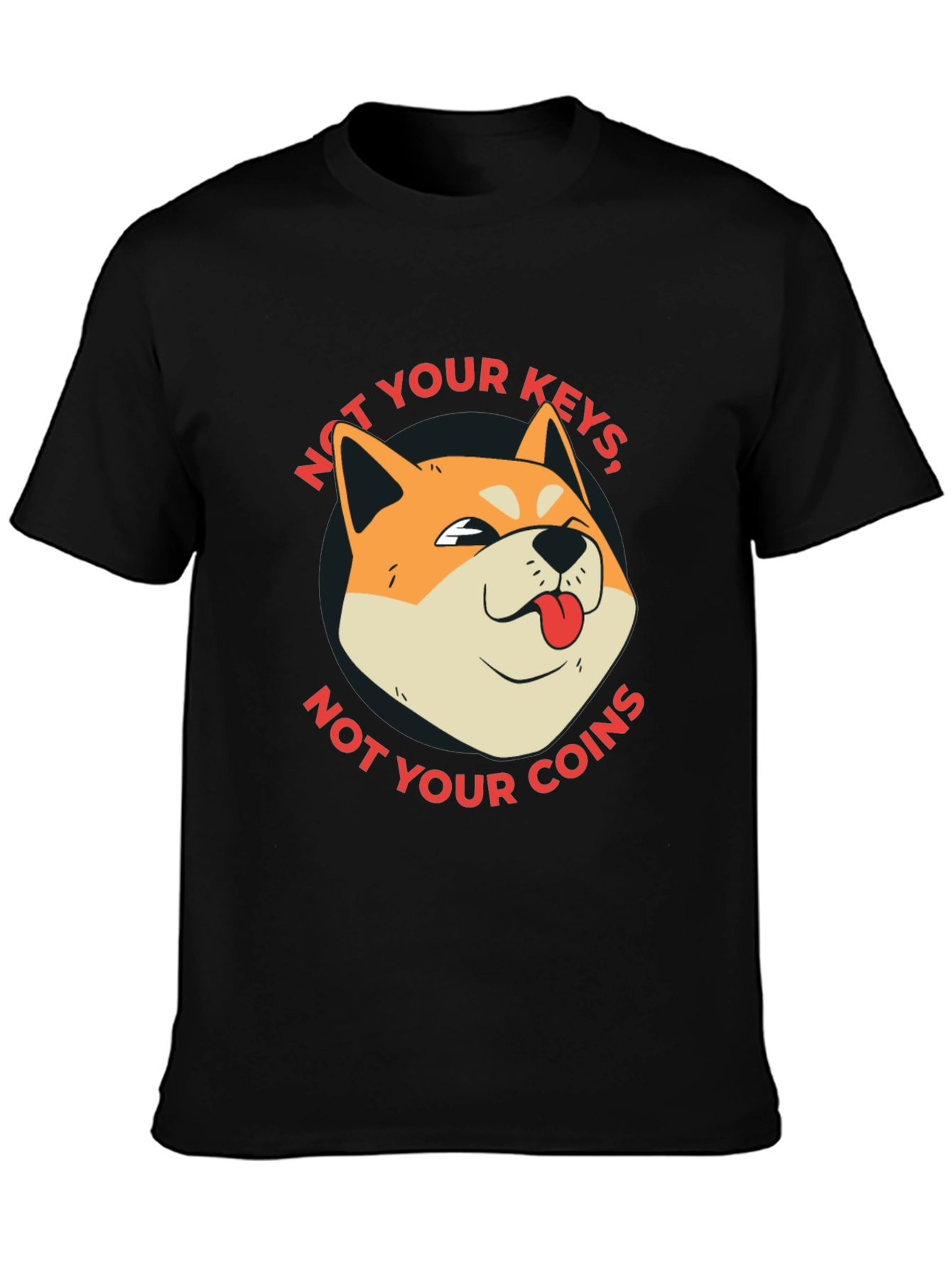 Not Your Keys Not Your Coins Crypto T-Shirt