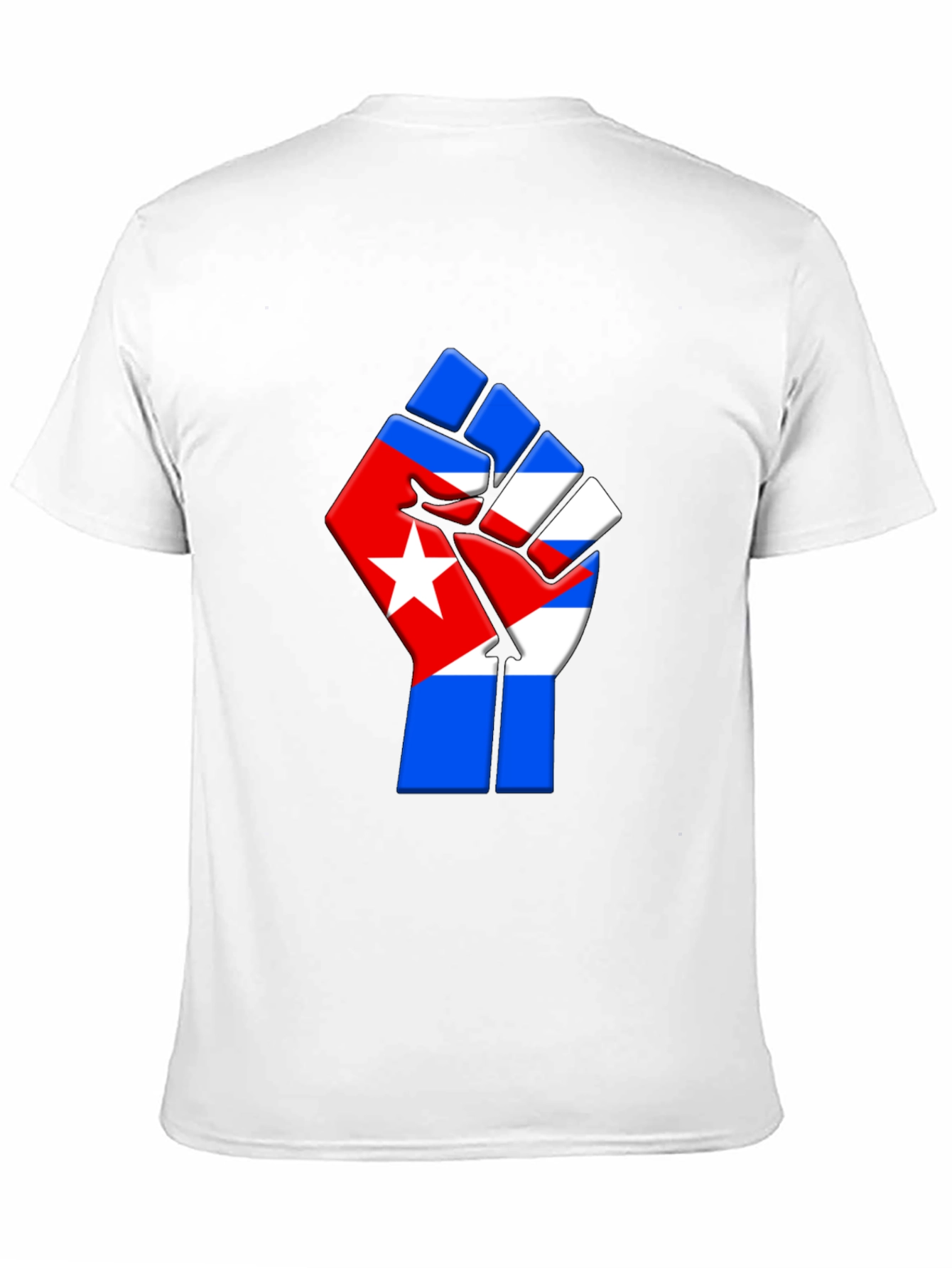 Cuban Flag Fist T-Shirt - Support & Freedom Tee