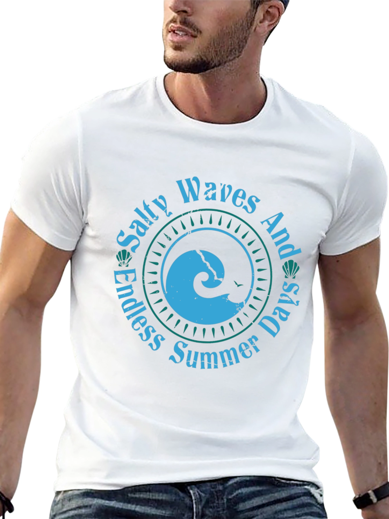 Salty Waves Summer Graphic Tee