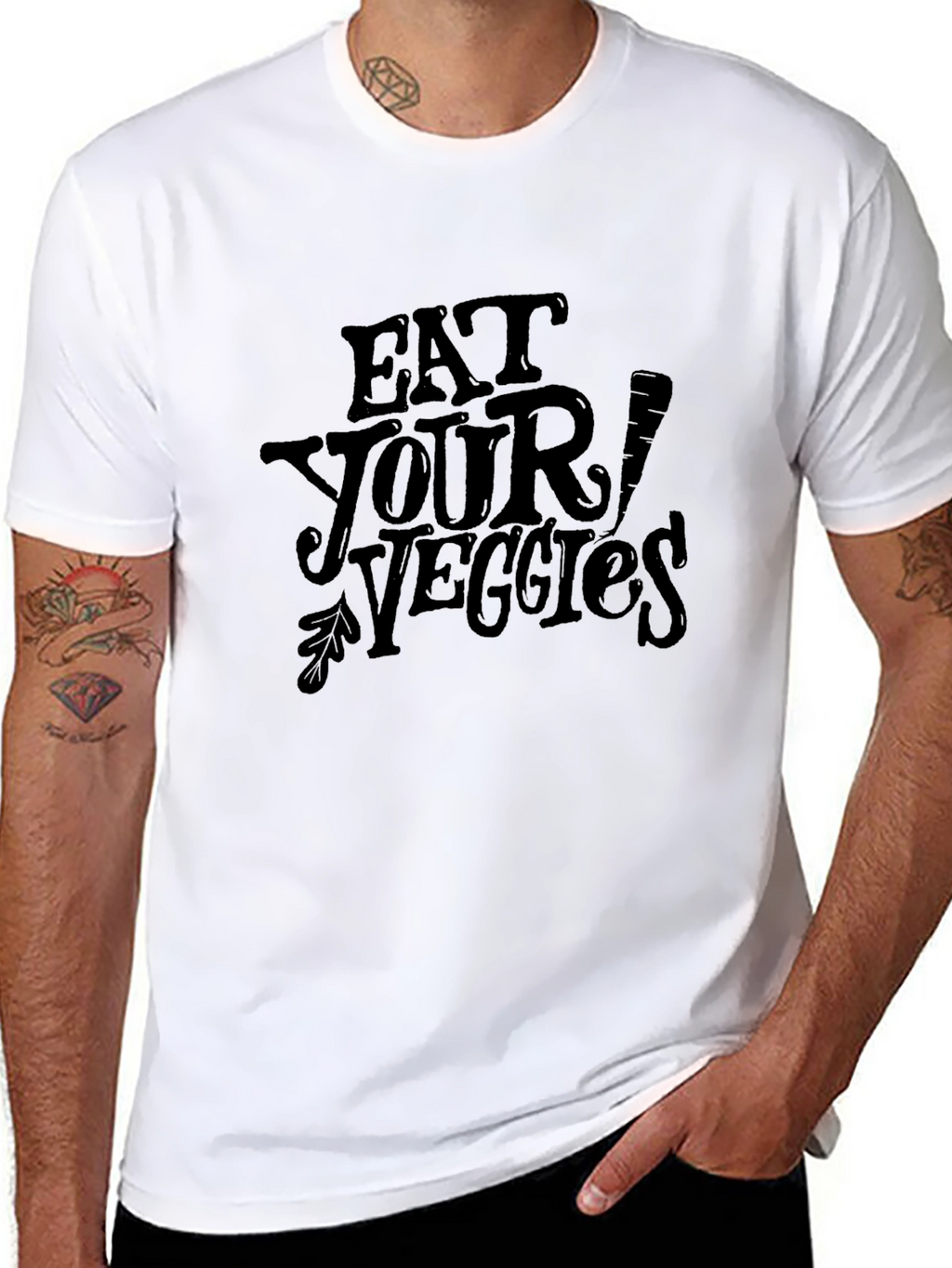 Eat Your Veggies Graphic T-Shirt