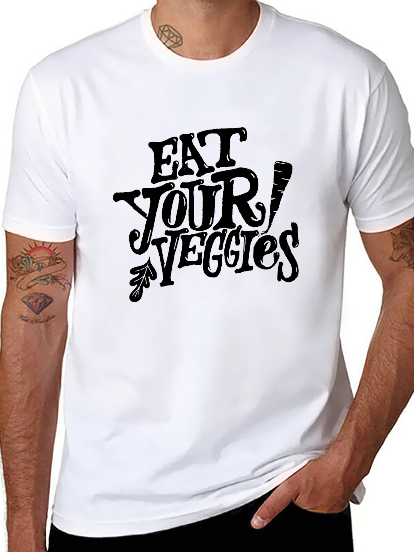 Eat Your Veggies Graphic T-Shirt