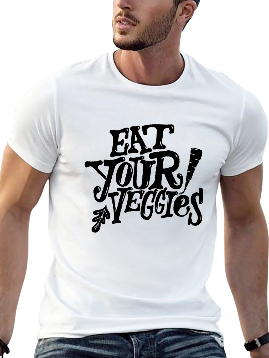 Eat Your Veggies Graphic T-Shirt