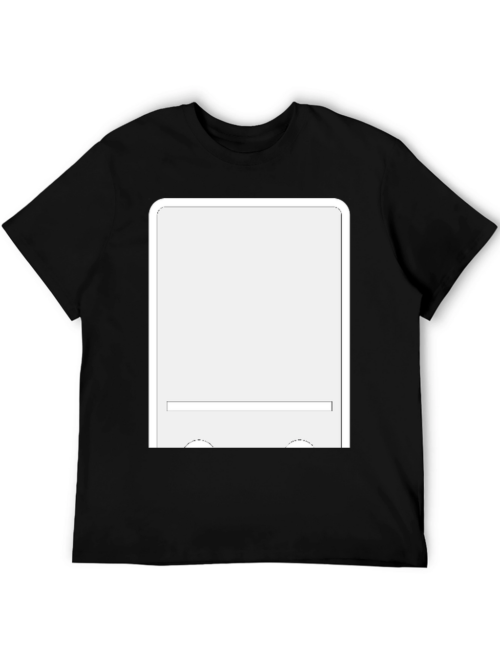 Black T-Shirt With Graphic Print