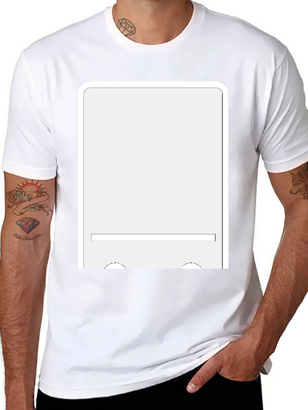 Black T-Shirt With Graphic Print