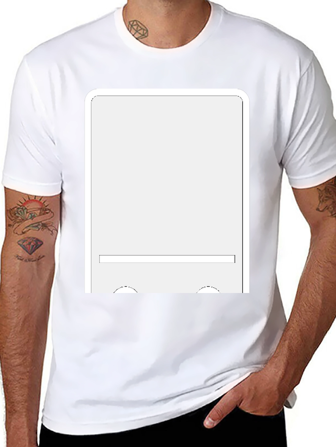 Black T-Shirt With Graphic Print