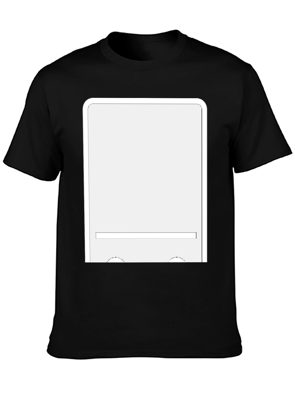 Black T-Shirt With Graphic Print