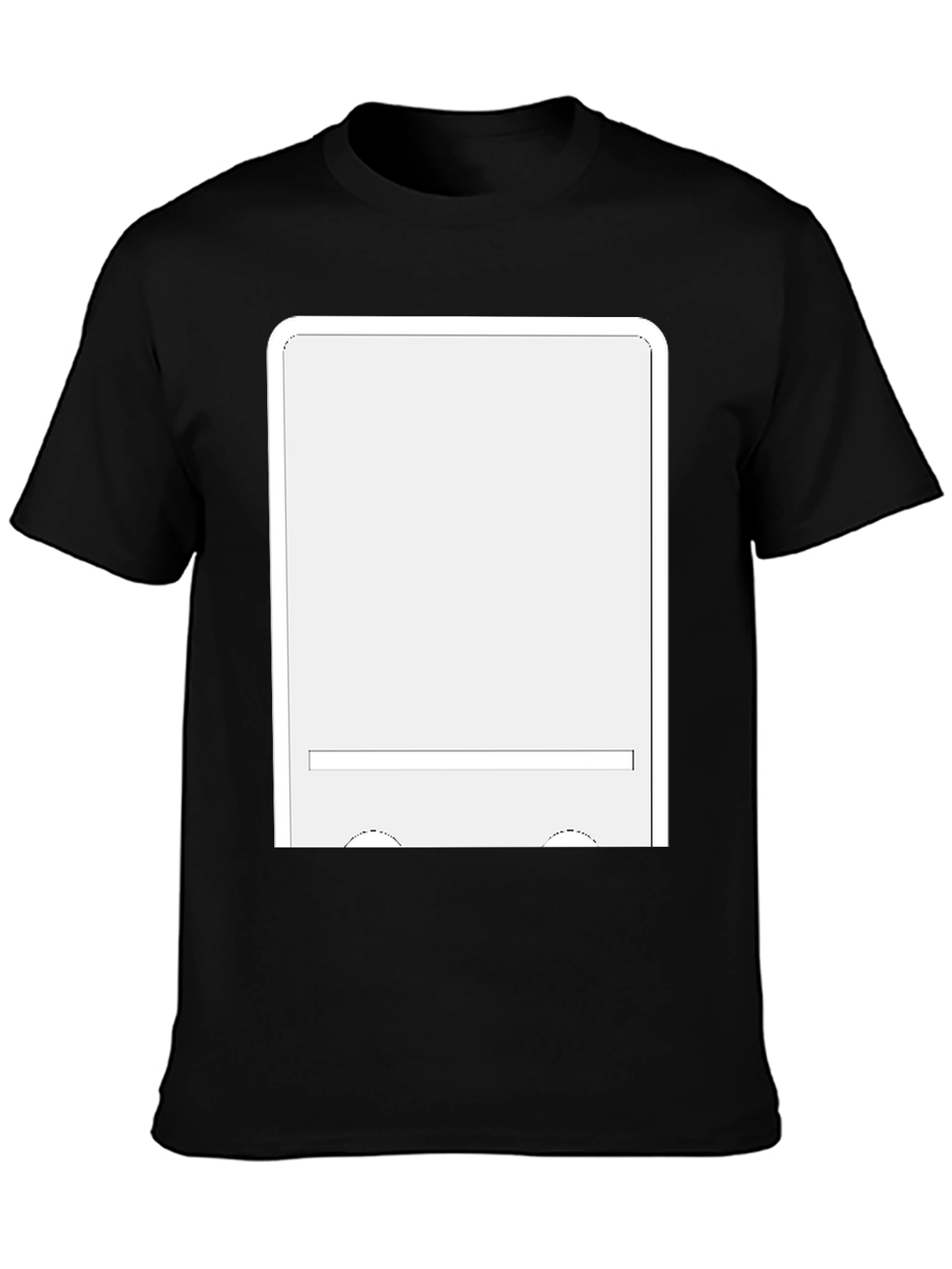 Black T-Shirt With Graphic Print