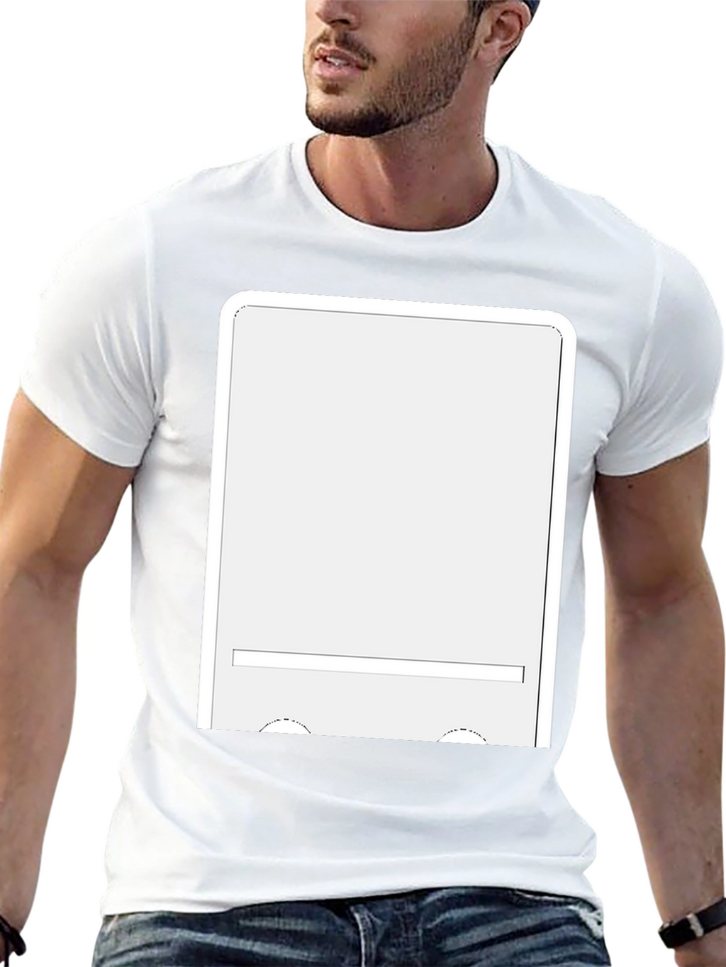 Black T-Shirt With Graphic Print