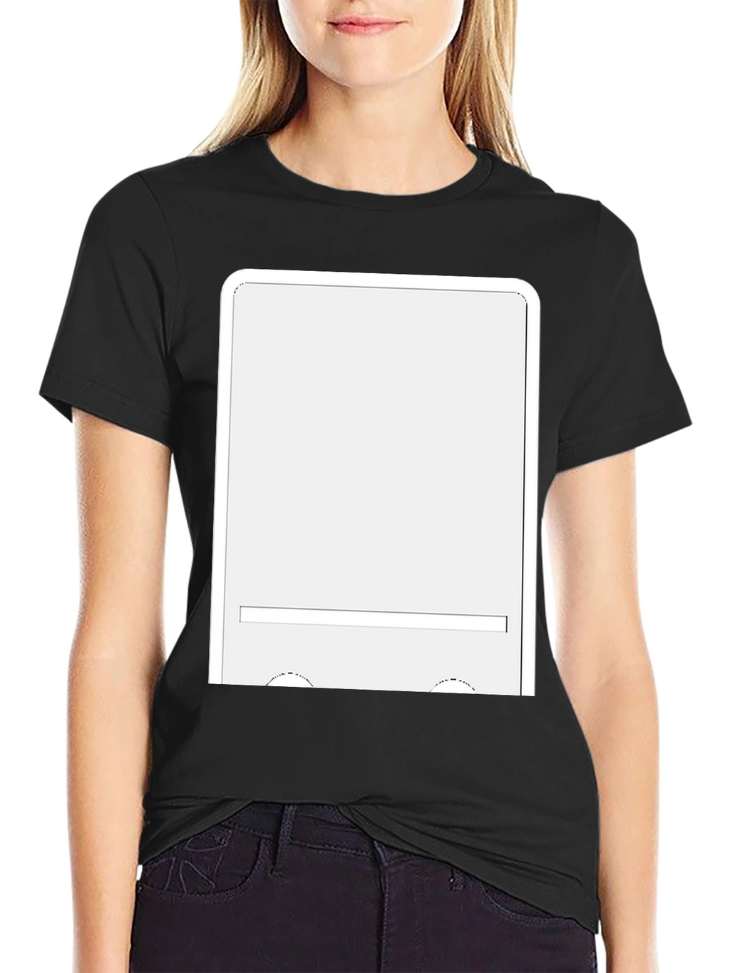 Black T-Shirt With Graphic Print
