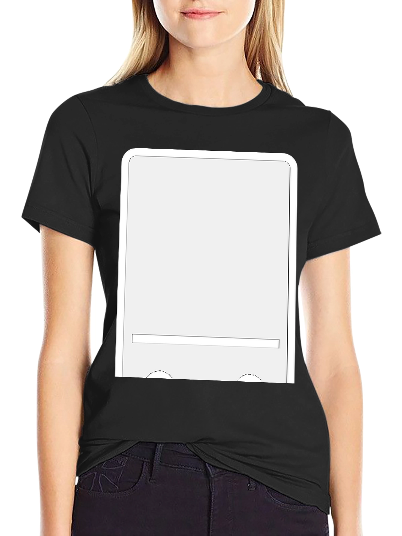 Black T-Shirt With Graphic Print