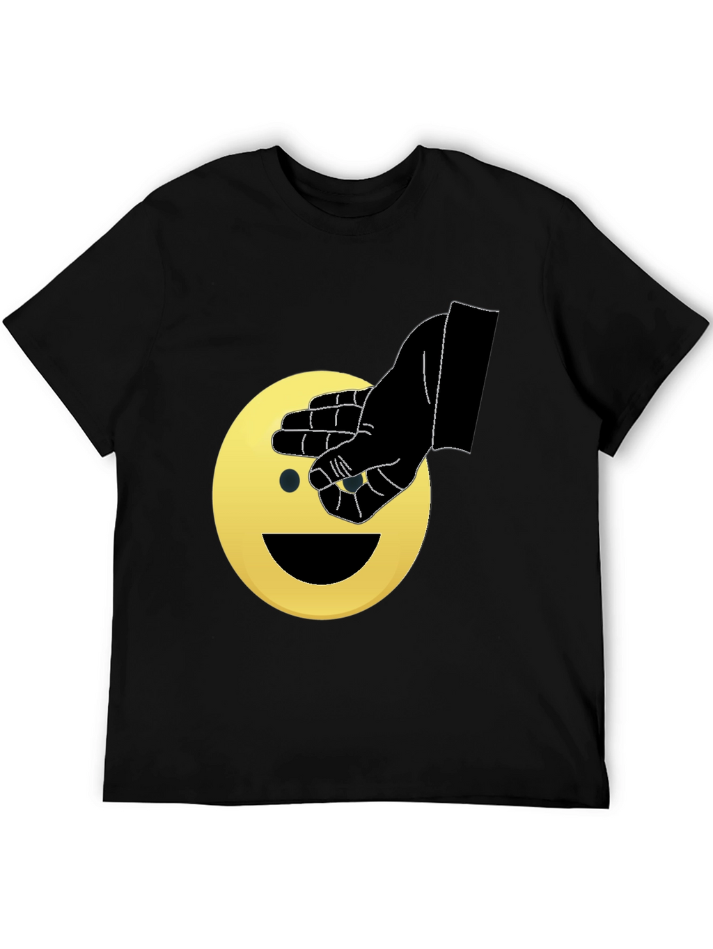 Emoji Peek-a-Boo Graphic T-Shirt