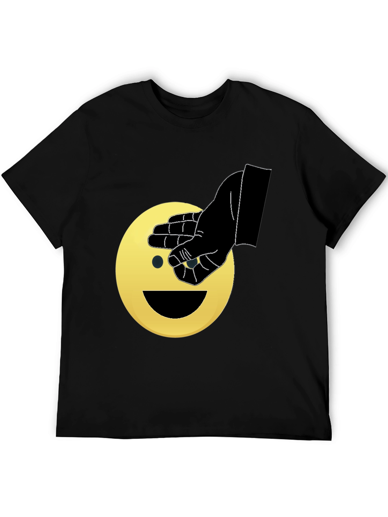 Emoji Peek-a-Boo Graphic T-Shirt