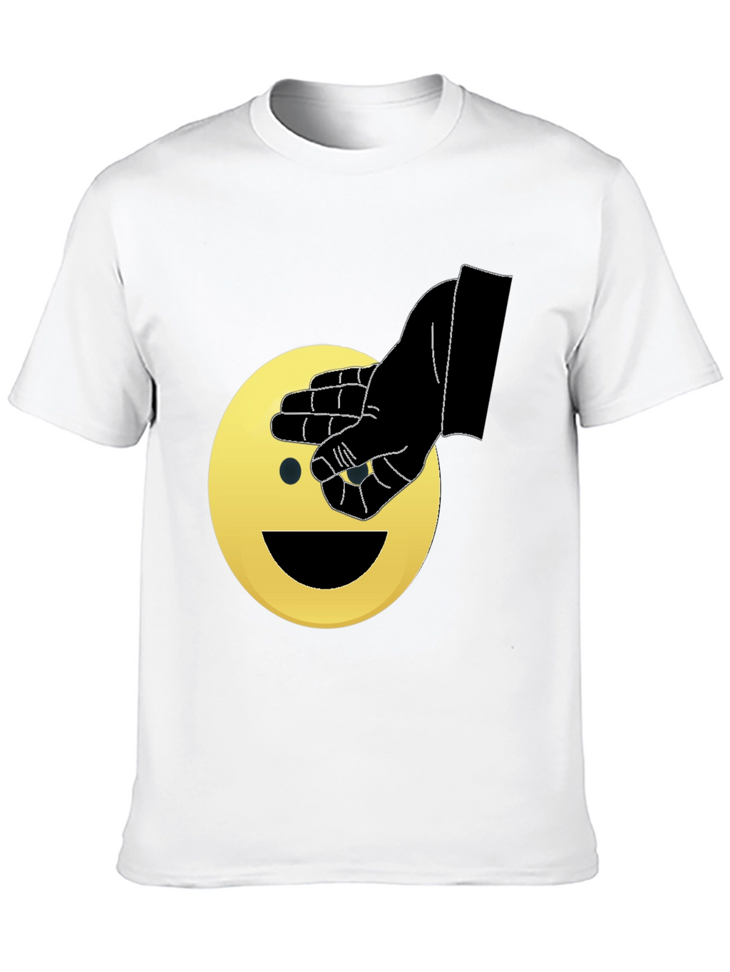 Emoji Peek-a-Boo Graphic T-Shirt