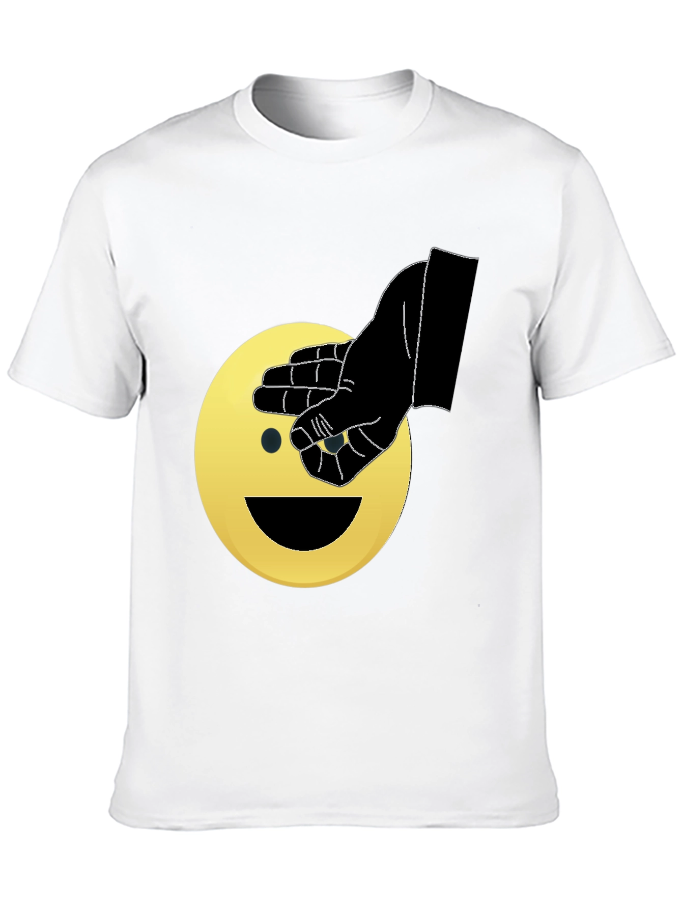 Emoji Peek-a-Boo Graphic T-Shirt