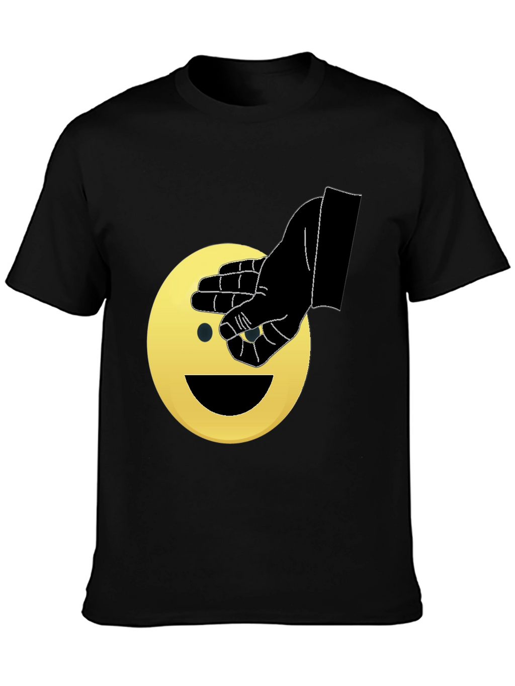 Emoji Peek-a-Boo Graphic T-Shirt