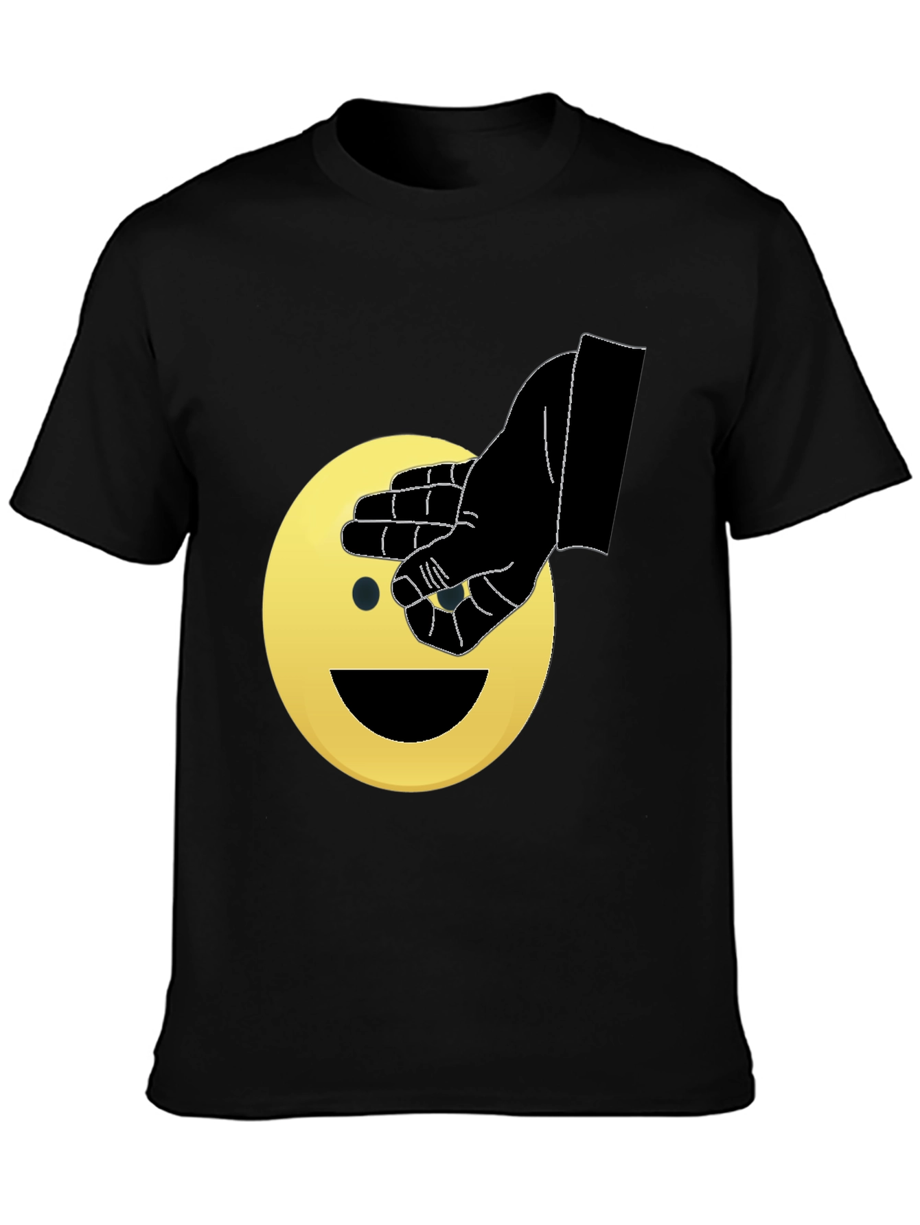 Emoji Peek-a-Boo Graphic T-Shirt