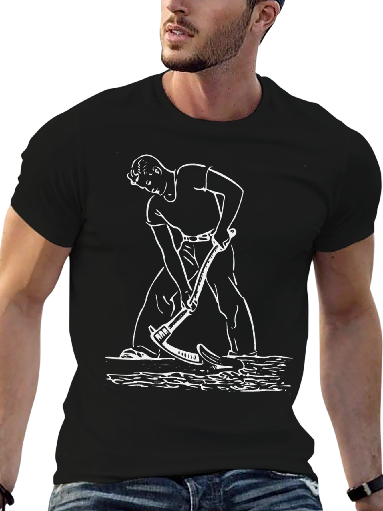 Mens Graphic Tee - Water Reaper Design