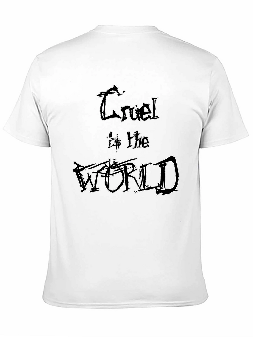 Cruel World Graphic Tee - Edgy Style