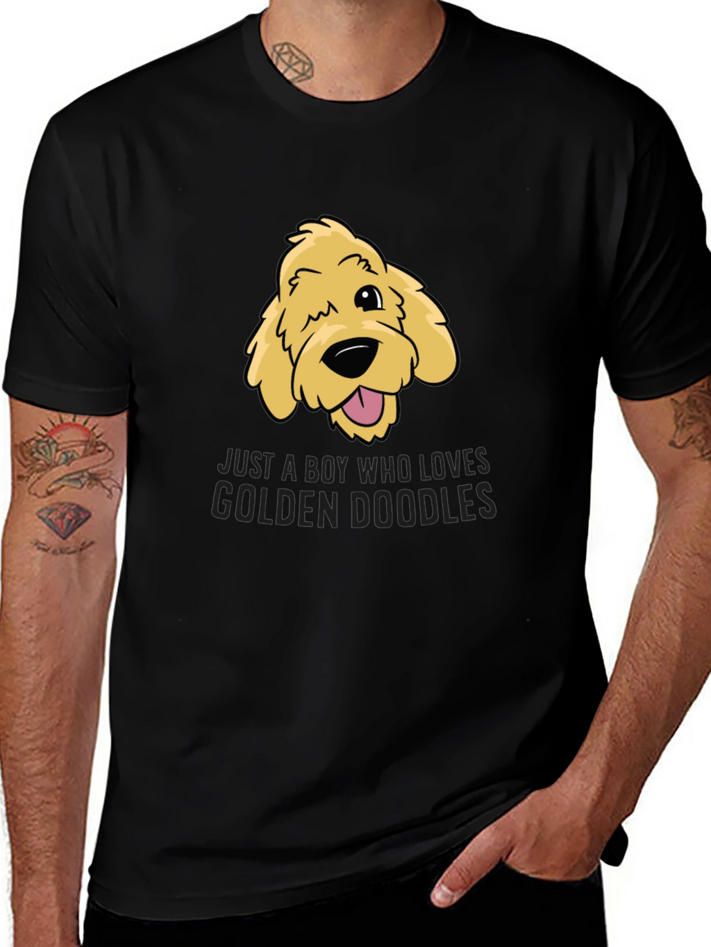 Golden Doodle Lover T-Shirt - Black