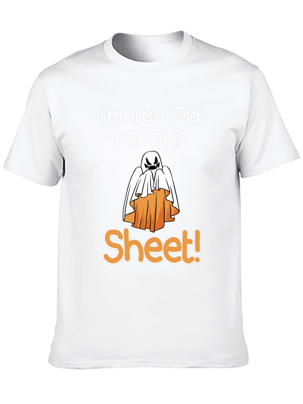 Funny Halloween Ghost Sheet T-Shirt
