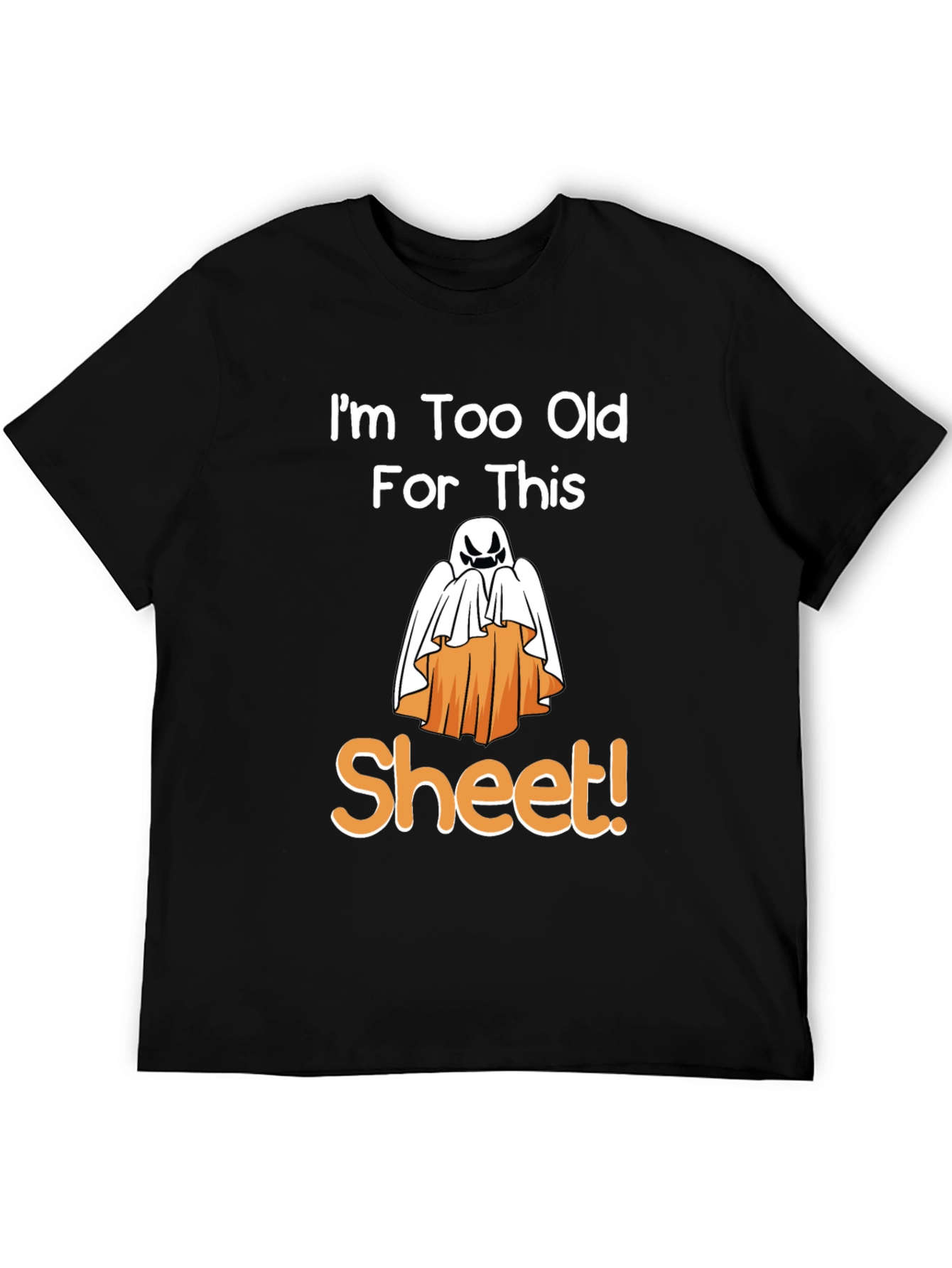 Funny Halloween Ghost Sheet T-Shirt