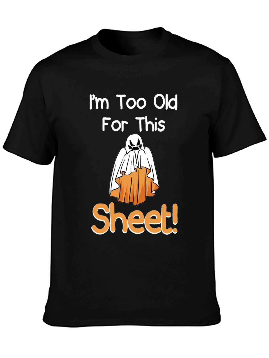 Funny Halloween Ghost Sheet T-Shirt
