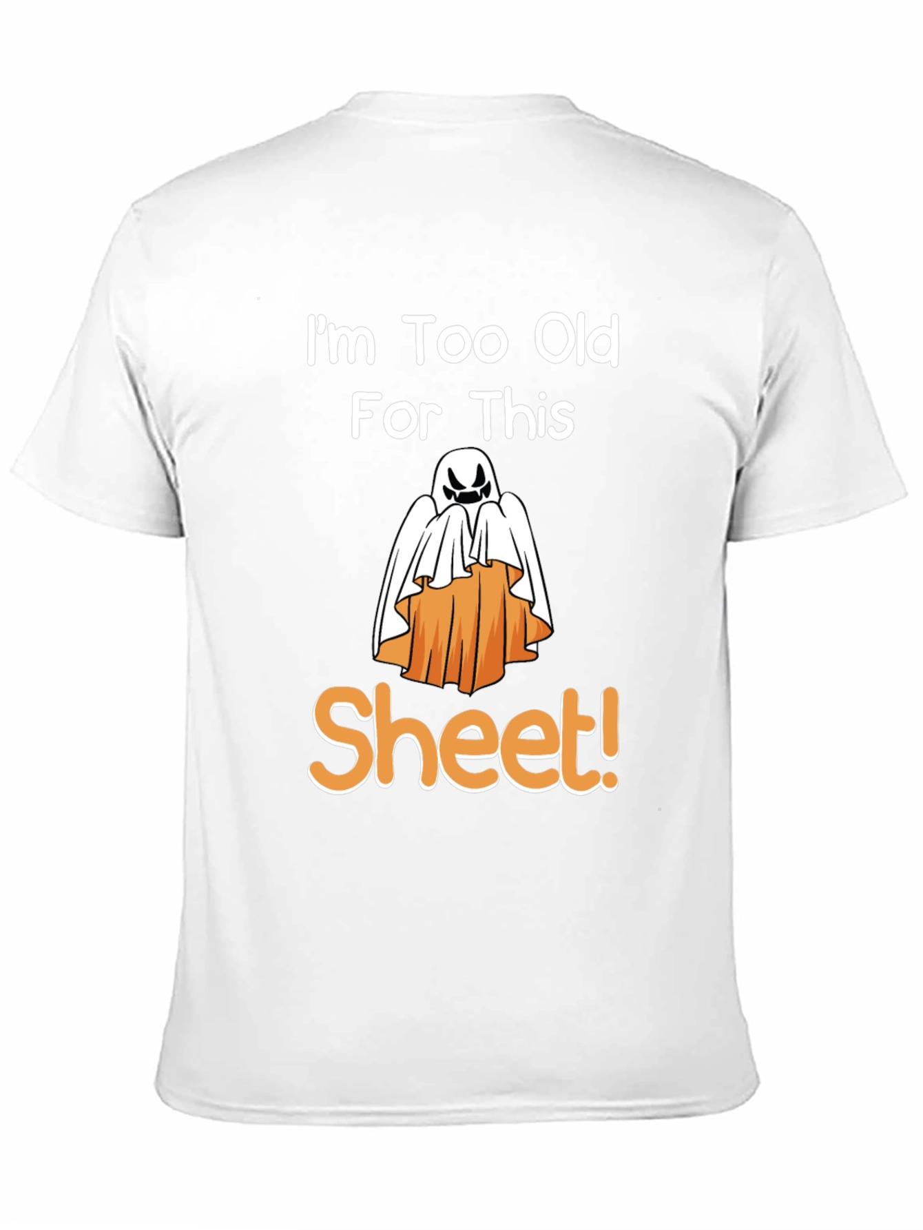 Funny Halloween Ghost Sheet T-Shirt