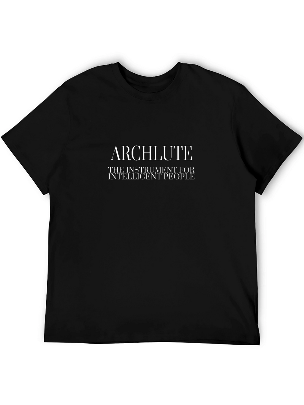 Archlute Instrument T-Shirt - Intelligent People