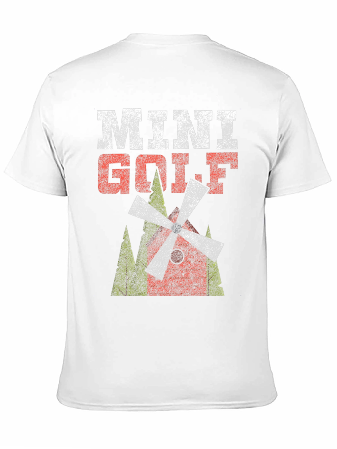 Mini Golf Graphic Tee - Distressed Print