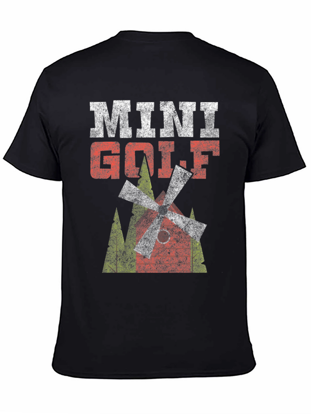 Mini Golf Graphic Tee - Distressed Print