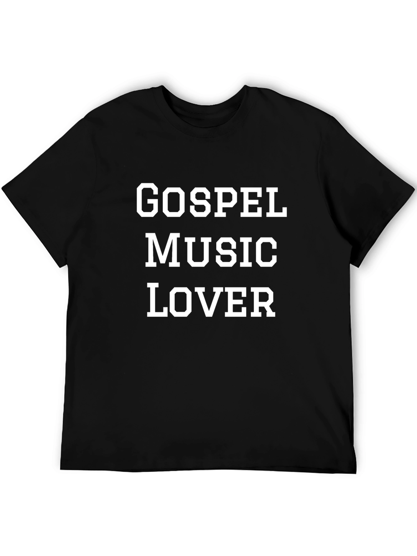 Gospel Music Lover T-Shirt - Black