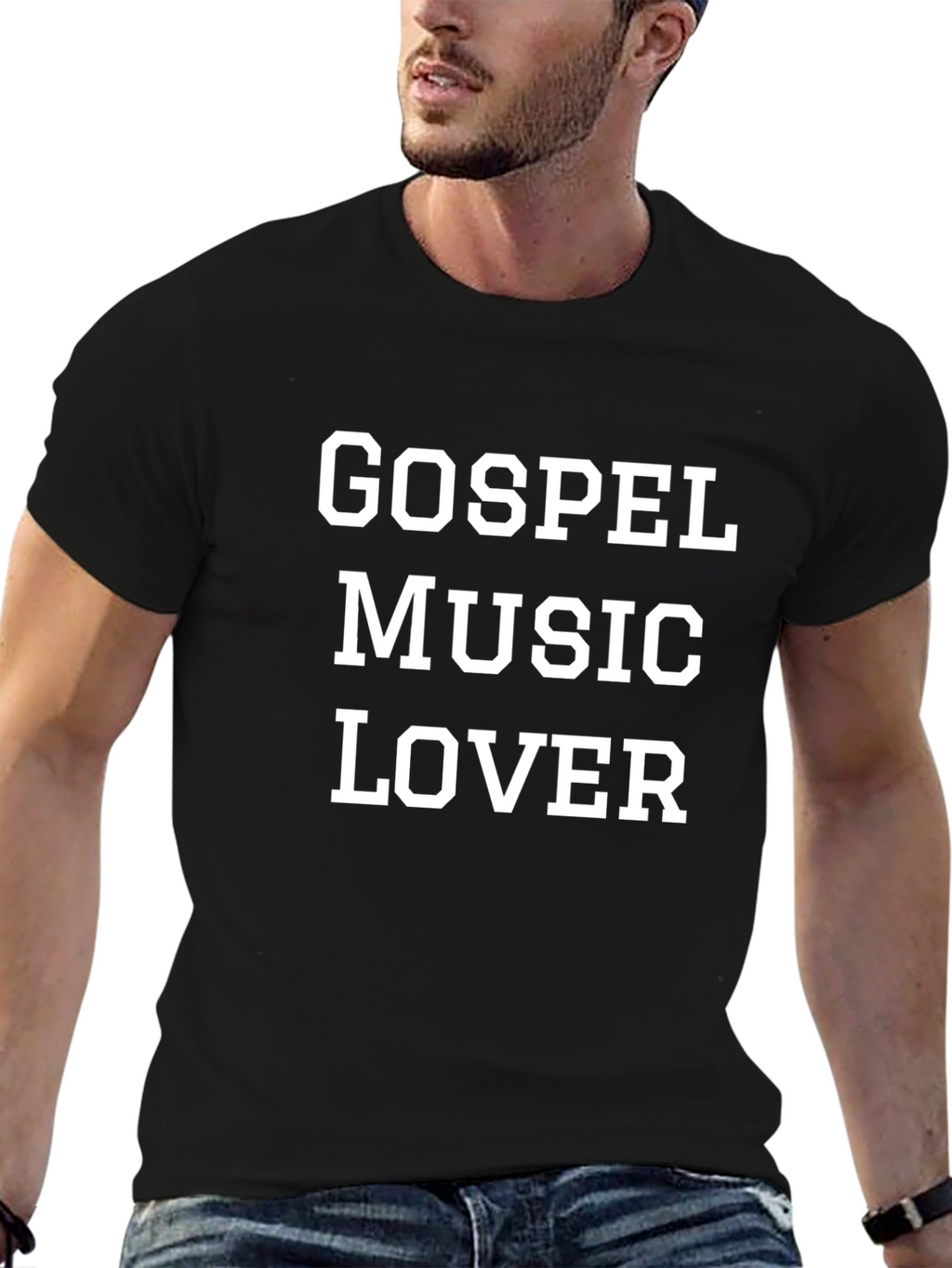 Gospel Music Lover T-Shirt - Black