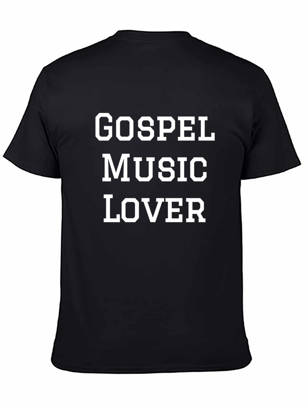 Gospel Music Lover T-Shirt - Black