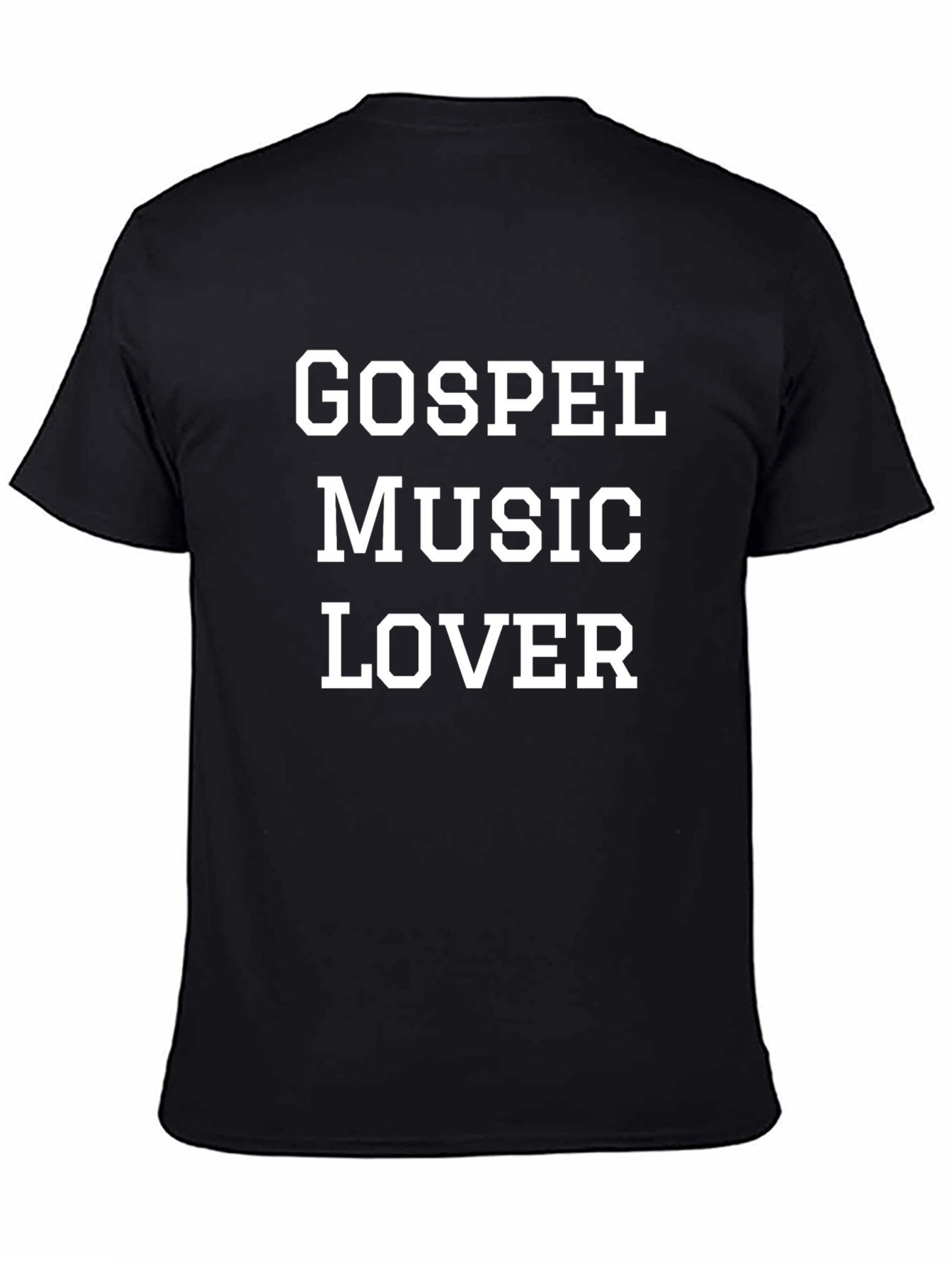 Gospel Music Lover T-Shirt - Black