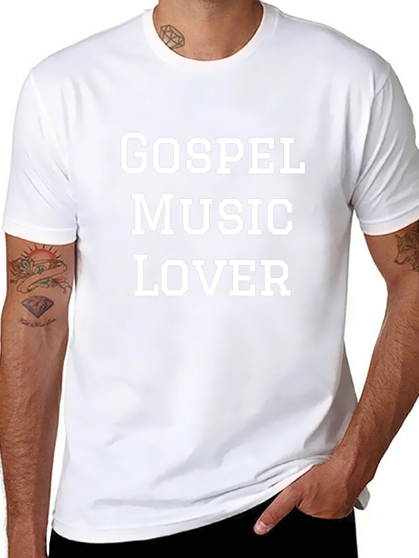 Gospel Music Lover T-Shirt - Black