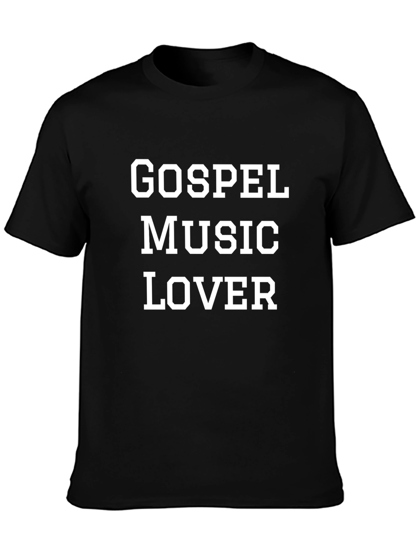 Gospel Music Lover T-Shirt - Black