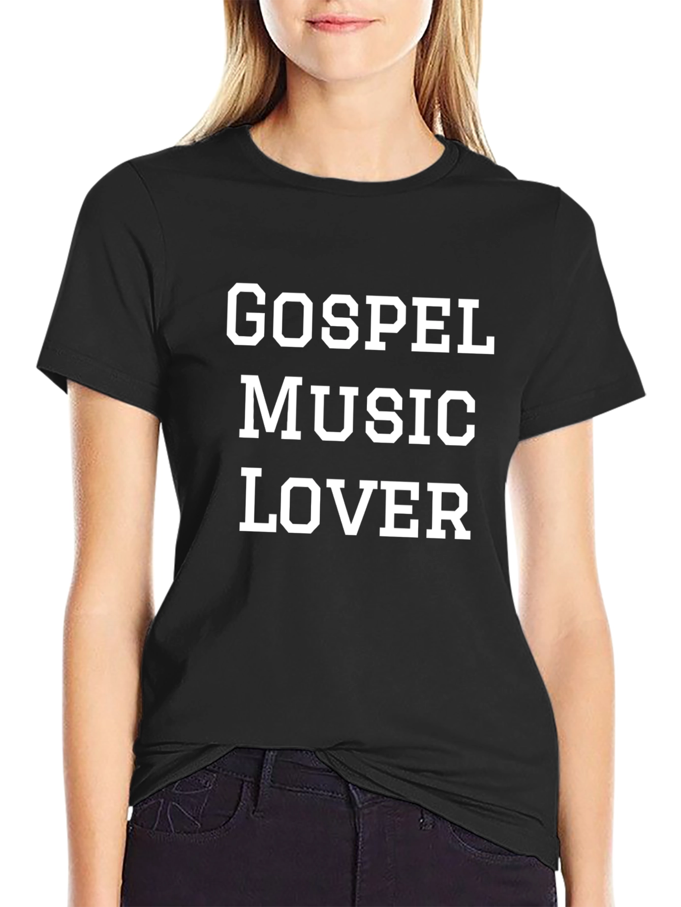 Gospel Music Lover T-Shirt - Black