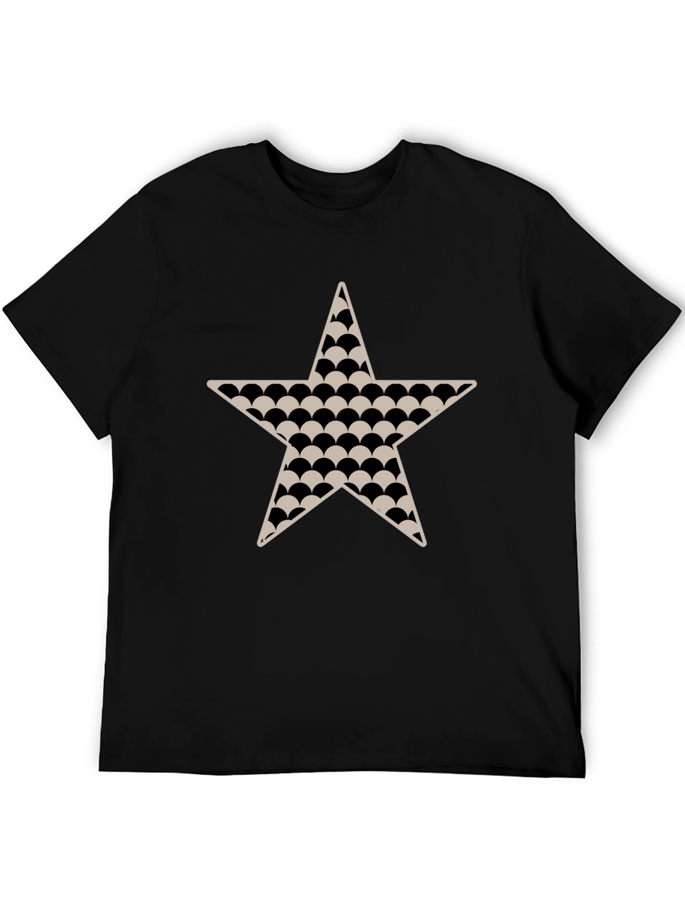 Black Star Patterned T-Shirt